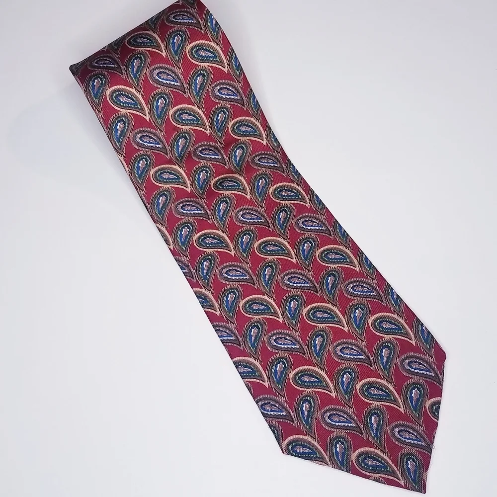 Oscar de la Renta Neckwear Men's Tie Couture on Made in USA 100% silk - Picture 3 of 8